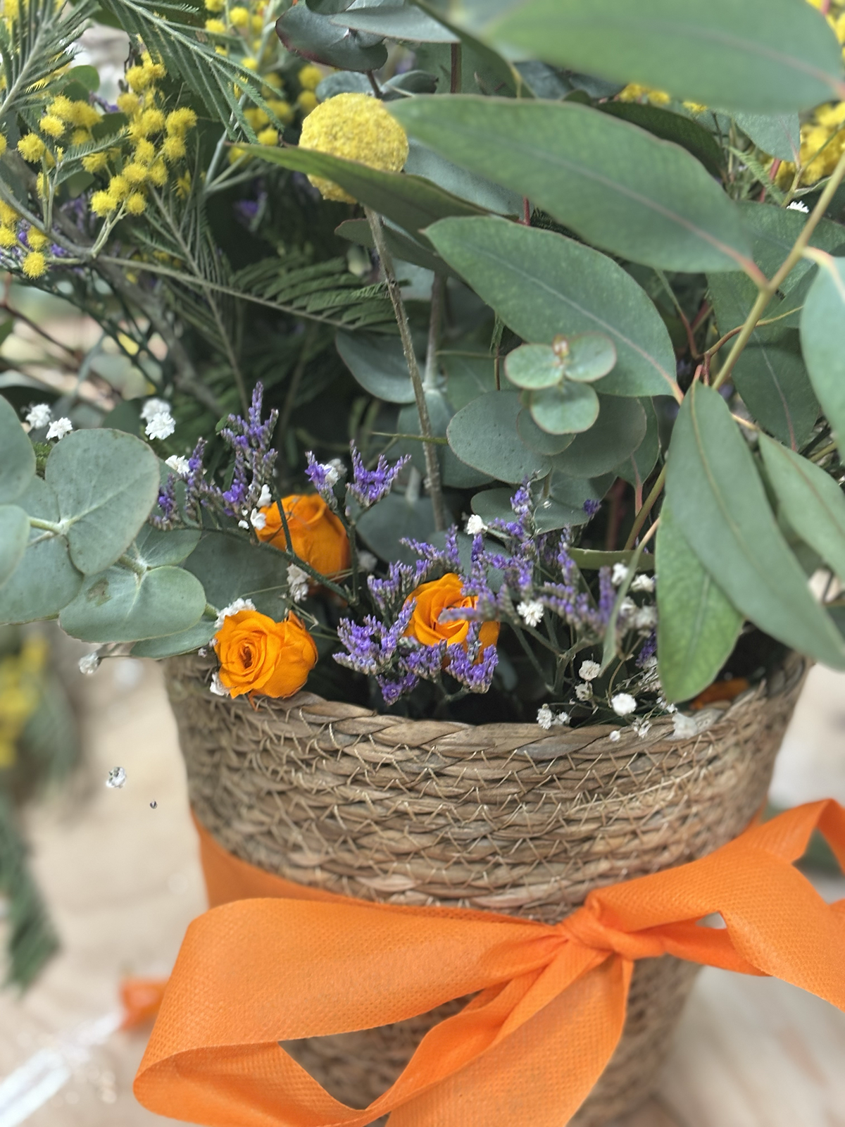 Taller cestas florales de primavera (2)